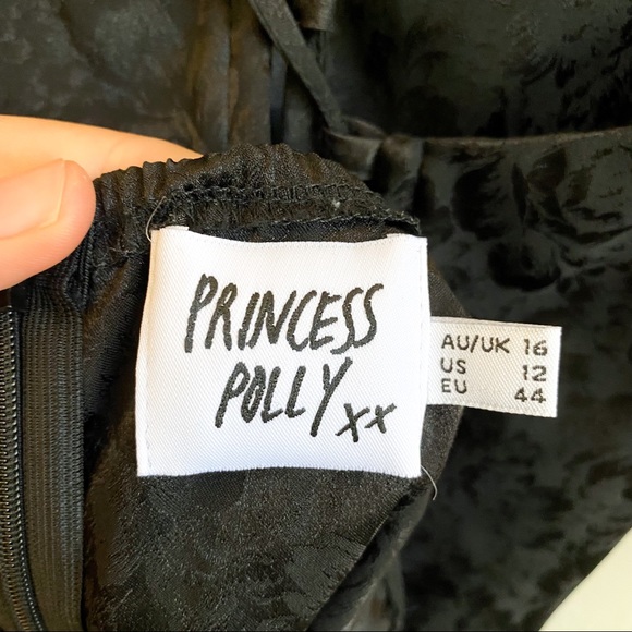 Princess Polly Alloa Black Lace Up Mini Dress - Picture 9 of 12